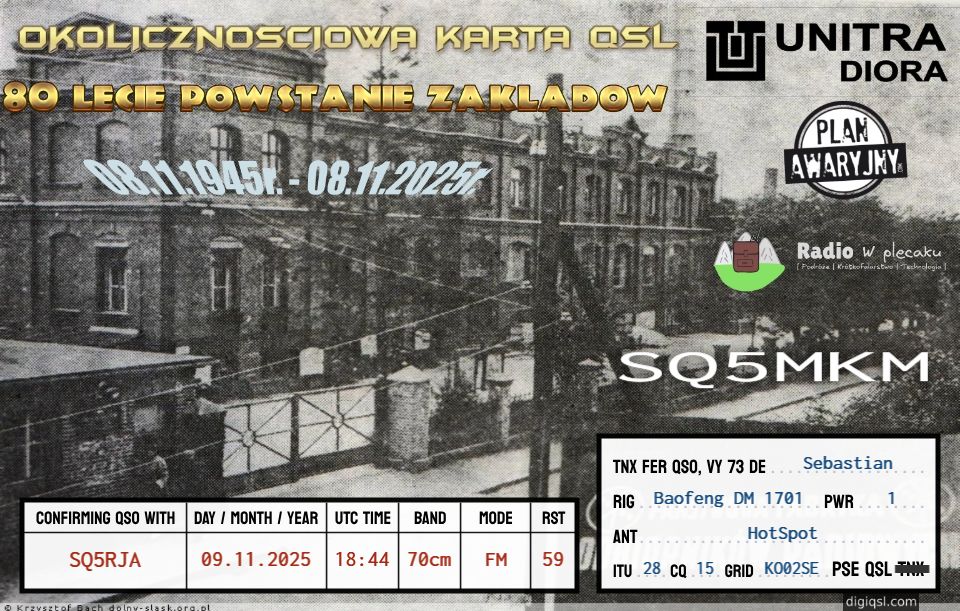 sq5mkm sq5rja 09112025 1844 70cm fm 59